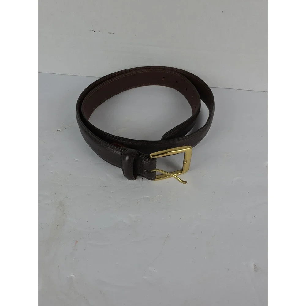 Cole Haan Leather Belt 36 Brown 1 1/4